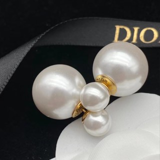 ต่างหูมุกสไตล์คลาสสิก / ทอง / เงิน/Pearl Earrings