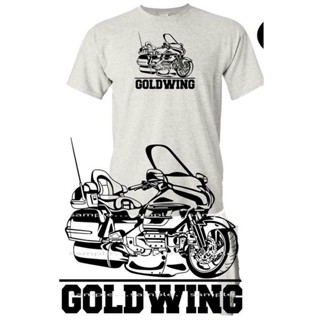 【Plus Size】เสื้อยืด พิมพ์ลายกราฟฟิค Hon Goldwing Classic Touring Motorcycle Biker 2022 แฟชั่น สําหรับผู้ชาย