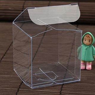 แพ๊ค 5 ชิ้น กล่องพลาสติกใส PVC สำหรับใส่ของชำร่วย กล่องใส่เทียนหอม