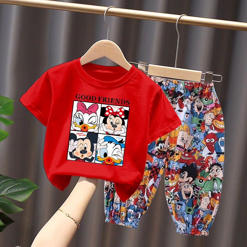 onekid ชุดการ์ตูนสองชิ้นสำหรับเด็กเวอร์ชั่นเกาหลีสุดน่ารัก
