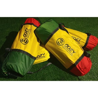 K2 COZY Tarp Rasta 4.5x3.5 m. ทาร์ป ฟลายชีท กันแดด กันฝน กันน้ำ พร้อมสมอบก ชุดเชือก ตัวปรับ by Jeep Camping