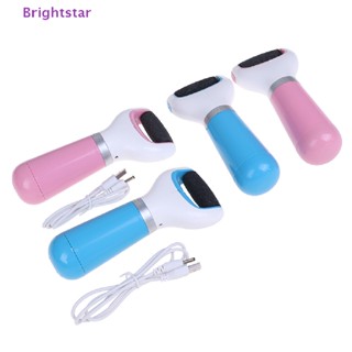 Brightstar เครื่องมือขัดผิวเท้าไฟฟ้า แบบพกพา กําจัดผิวที่ตายแล้ว USB