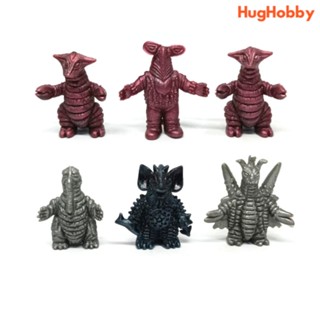 Lot of 6 Vintage Popy Japan Metallic Colors Ultraman Kaiju Eraser Keshi Figure