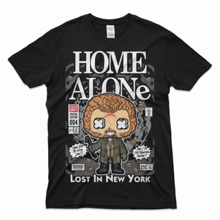 ☈ ̅ * HOME ALONE * อะนิเมะบาจู / unisex tee 100% การพิมพ์ 3 มิติ tshirt lelaki perempuan / dtg  g81