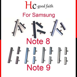 ใหม่ ปุ่มปรับระดับเสียง คุณภาพสูง แบบเปลี่ยน สําหรับ Samsung Galaxy Note 8 Note 9