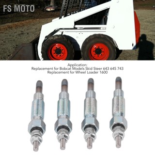 [คลังสินค้าใส]BFs Moto อะไหล่หัวเผาฮีตเตอร์โลหะ แบบเปลี่ยน สําหรับ Bobcat Models Skid Steer 643 645 743 4 ชิ้น