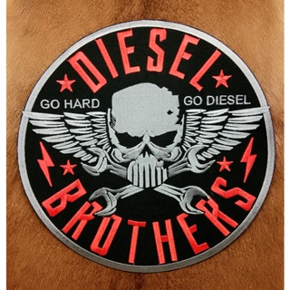 ตัวรีดติดเสื้อขนาดใหญ่ Biker แจ๊คเก็ต อาร์ม  ยีนส์ Hipster Embroidered Iron on Patch  DIY