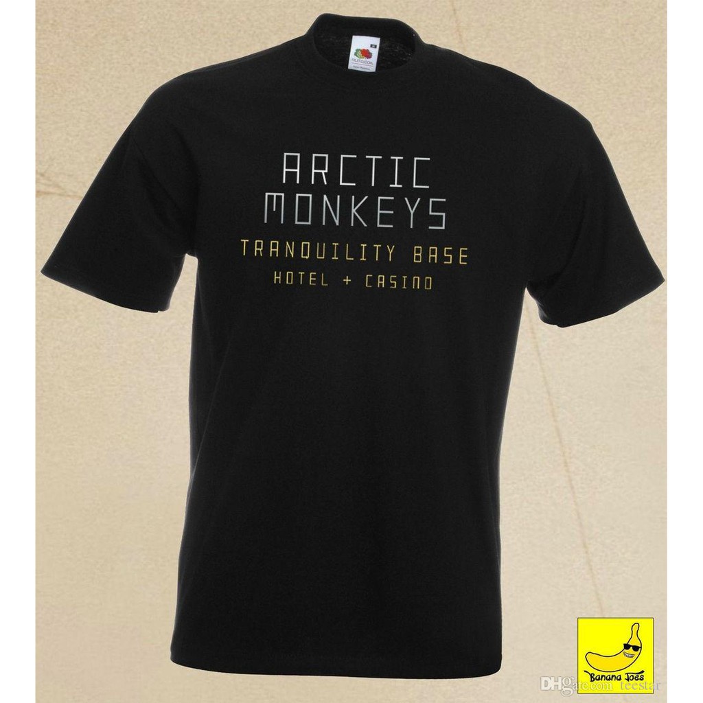 ผู้ชาย T เสื้อ Arctic Monkeys Tranquility Base Hotel Casino Fan Alex Turner อินดี้ #4