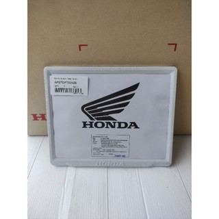 กรอบใส่ป้ายทะเบียนแท้ศูนย์HONDA,APSTDPTS04Z,  จำนวน1กรอบป้ายพร้อมสกรูยึด1ชุด   ขนาดมาตรฐานศูนย์บริการHONDA มีให้เลือก5สี