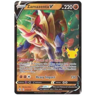 Pokémon TCG 25th Pokémon Celebration Zamazenta V