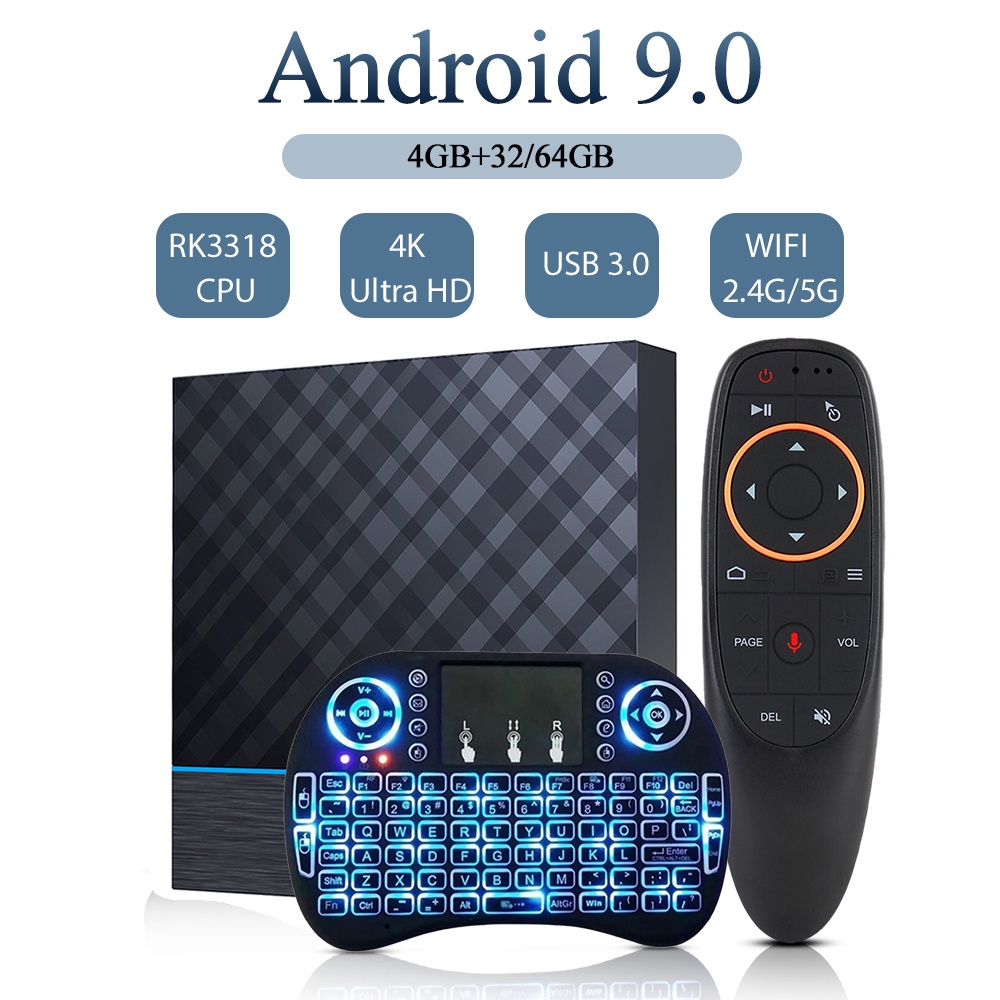 T95 Max Plus Smart Tv Box 8k Hd Android 9.0 Set Top Box 4gb 64gb Multi