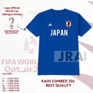 World CUP WORLD CUP WORLD CUP T-Shirt 2022 Japanese HOME COMBED 30s FIFA