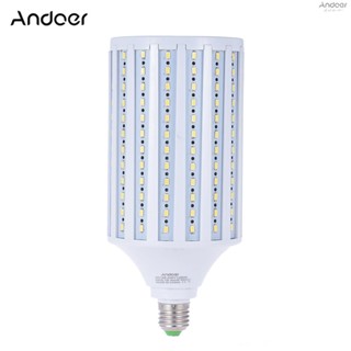 Andoer หลอดไฟ LED 135W 216 ดวง 5500K E27 185-245V สําหรับใช้ถ่ายภาพในสตูดิโอ