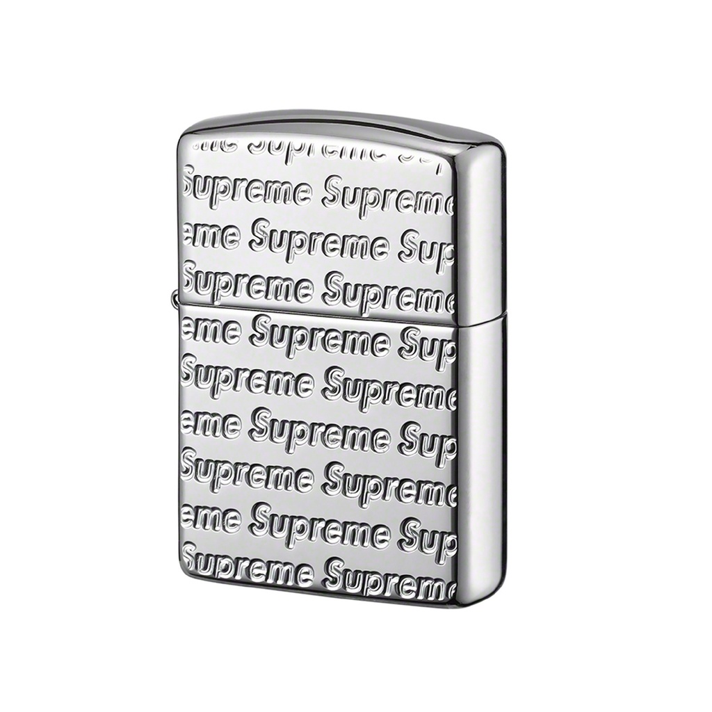Supreme Repeat Engraved Zippo (SILVER)