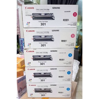 Original Canon Cartridge-301C , Cartridge-301M Toner สีฟ้า สีม่วงแดง ImageCLASS LBP5200 / MF8180C