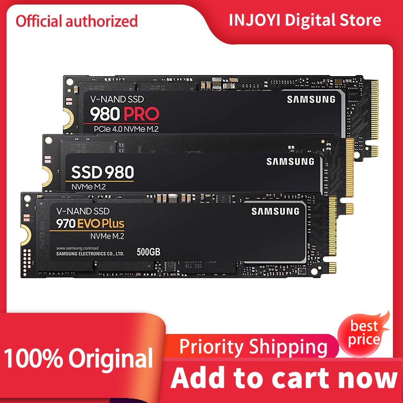 SAMSUNG SSD M2 Nvme 500GB 970 EVO Plus 250GB ภายใน Solid State Drive 1TB MZ-V7S500B ดิสก์980 PRO M.2 2TB สำหรับแล็ปท็อปค #8
