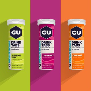 GU DRINK TABS | เกลือแร่แบบเม็ดฟู่