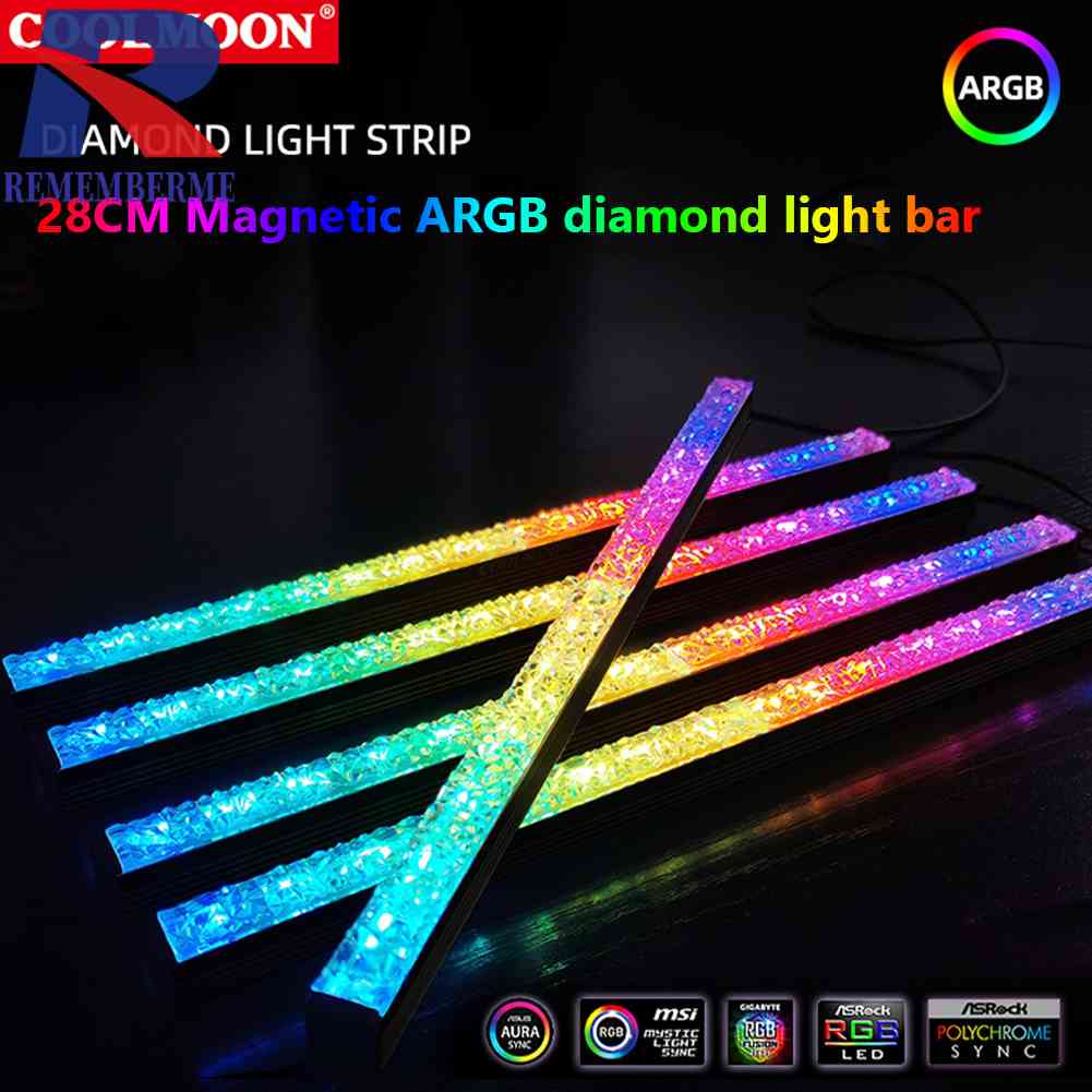 Coolmoon ARGB LED Strip Light 5V 3Pin / Small 4Pin Diamond โคมไฟแม่เหล็ก