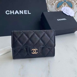 CHANEL MINI WALLET IN CAVEAR งานออริเทียบแท้+