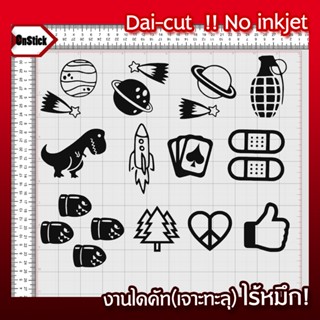 สติ๊กเกอร์แกะลาย ไซส์เล็ก Mini Stickers 4