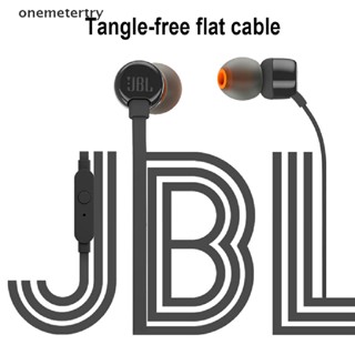 Onem JBL TUNE 110 หูฟังสเตอริโอ แบบมีสาย 3.5 มม. T110 เบสหนัก สําหรับเล่นกีฬา