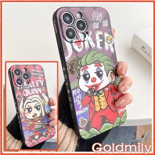 🔥 เคสไอโฟน11 Joker &amp; Crayon Shin Chan Case เคสโทรศัพท์มือถือโทรศัพท์มือถือลายแถบข้างกกี้เม้าส์ขอบเหลี่ยมซิลิโคน สำหรับ เคส iPhone 12 Pro เคสไอโฟน11 14 7 Plus Xr XS Max 8 เคสi12 14 Pro Max i8plus X 6 เคสไอโฟน7พลัส เคสไอโฟน14Pro เคสi11 SE2 2020