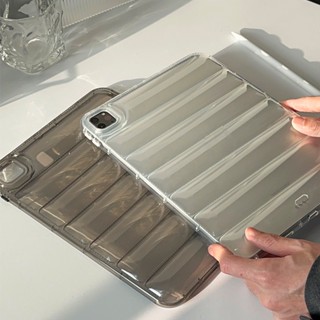 ลงแจ็คเก็ต 3D ปักเป้าสําหรับ iPad Mini 4/5/6 iPad Air 4 3 iPad 5 6 7 Pro Anti-drop Soft Airbags Clear TPU Cover