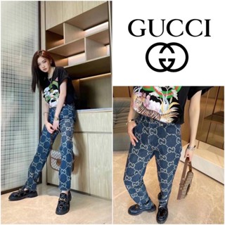 กางเกงยีนส์ขายาว Gucci New Collection 2022