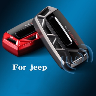 For Jeep Renegade Compass Grand Cherokee For Chrysler 300C Wrangler New Zinc alloy Car Key Case Cover Shell Accessories