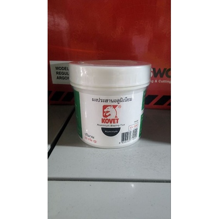 ผงประสานอลูมิเนียม KOVET ALUMINIUM BRAZING FLUX  ขนาด 50g.คุณภาพสูง ใช้สำหรับเชื่อมอลูมิเนียมและ อลูมิเนียมอัลลอย