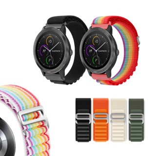 สายนาฬิกาข้อมือไนล่อน สําหรับ Garmin Vivoactive 3 Forerunner 645 245 245M 55 158