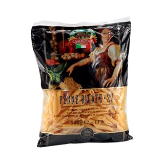 Campagna Penne Rigate No.27 คัมปาน่า เพนเน่ ริกาเต้ 500g