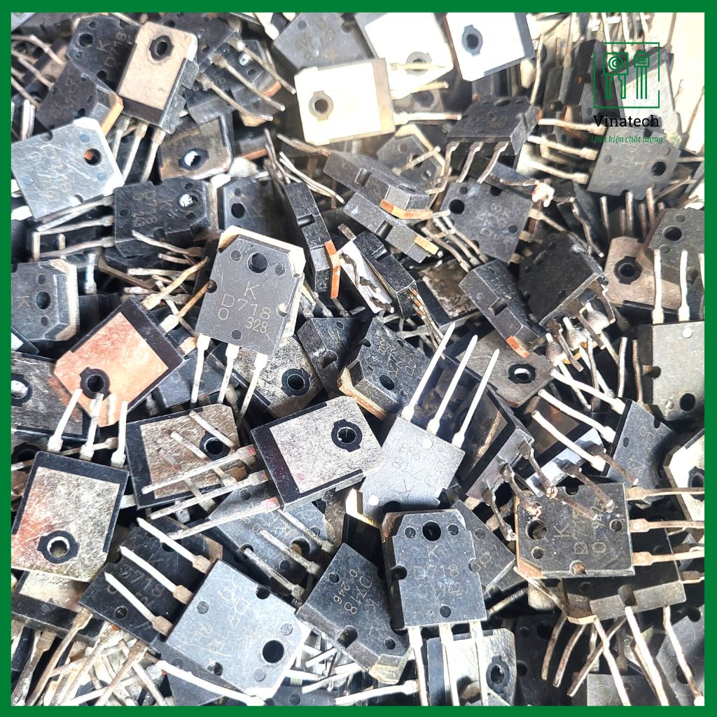 10 ชิ้นของทรานซิสเตอร์ D718 และ B688 ทรานซิสเตอร์ So B688 D718 เพื่อลบเครื่องด้วยทองแดงด้านหลังและทอ