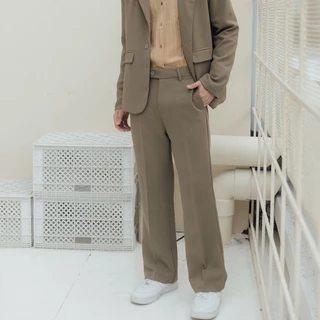 KN Pants กางเกงสแล็ค ทรงกระบอก ชุดเข้าเซ็ทสูท (รหัส : KN210)