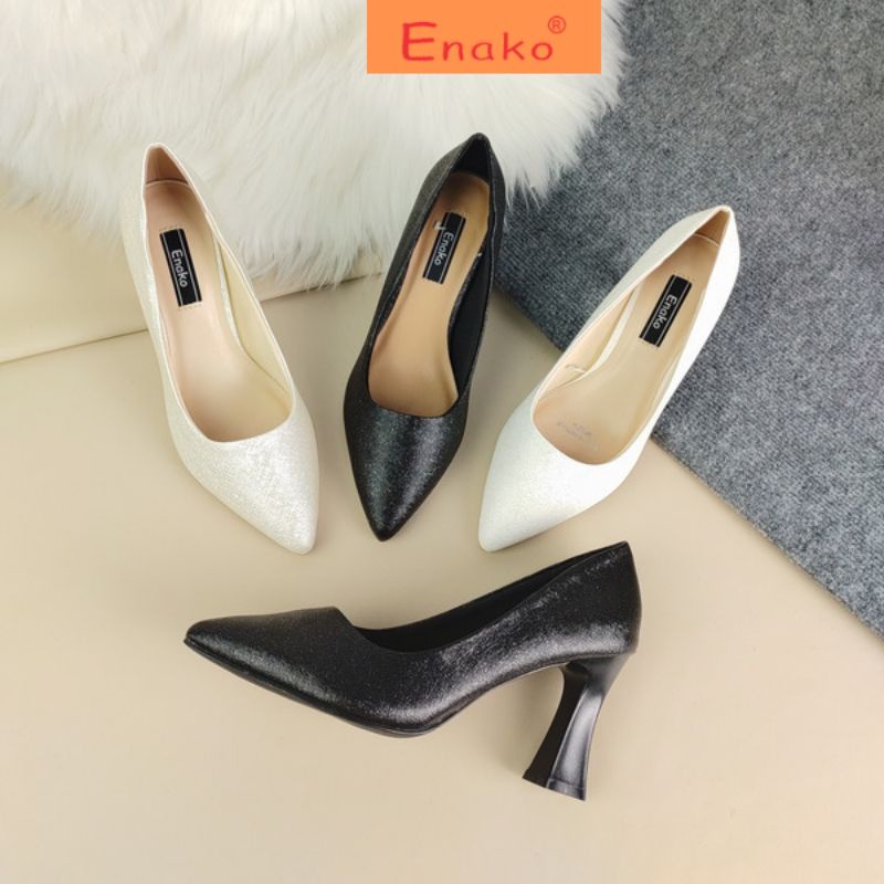 รองเท้าส้นสูงผู้หญิง Enako tp13214 - หัวแหลม ส้นสูง 7.5cm