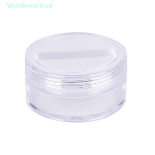 Widebeaucloud กระปุกเปล่า สําหรับใส่เครื่องสําอาง แป้งฝุ่น พร้อมพัฟ 12 มล.