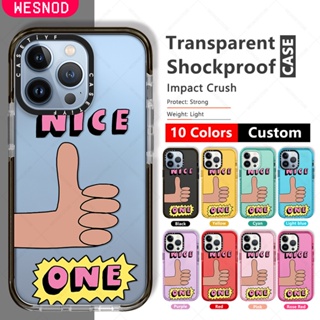 กันกระแทกใสแข็งบางใสแฟชั่น Case เคสโทรศัพท์มือถือ ลายกราฟฟิตี้ Nice One น่ารัก สําหรับ Iphone 12 Pro 11 X Xr Xs Max 15 14 13 Se2020 7 8 Plus Miniซิลิโคนนิ่มเคส tpu คุณภาพสูงยี่ห้อใสขอบเรียบโทรศัพท์มือถือฝาปิด Tifyอุปกรณ์เสริมสำหรับ