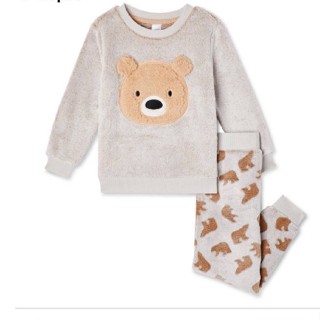 GS965 #ชุดกันหนาวเด็ก #ชุดนอนผ้าขนนิ่ม แบรนด์George Toddler Boys Plush Pajamas 2 piece set ผ้านิ่ม ใส่อุ่น #พร้อมส่ง