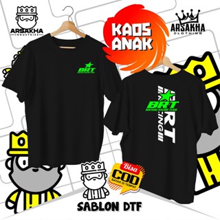 Kaos Anak BRT ชุดแข่งรถ Antem v2 Distro ผ้าฝ้ายหวี 30S - Arsakha