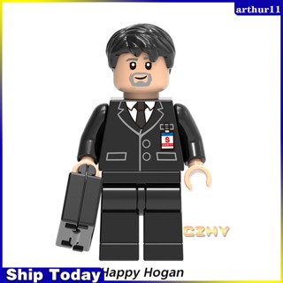 Arthur Happy Hogan ฟิกเกอร์ตัวต่อเลโก้ซุปเปอร์ฮีโร่ MARVEL Lego Avengers 4 endgame ของเล่นสําหรับเด็ก