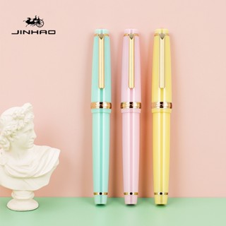 Penlab Jinhao ปากกาหมึกซึม อะคริลิค สีทอง 82 สี สําหรับเขียนตัวอักษร C7282