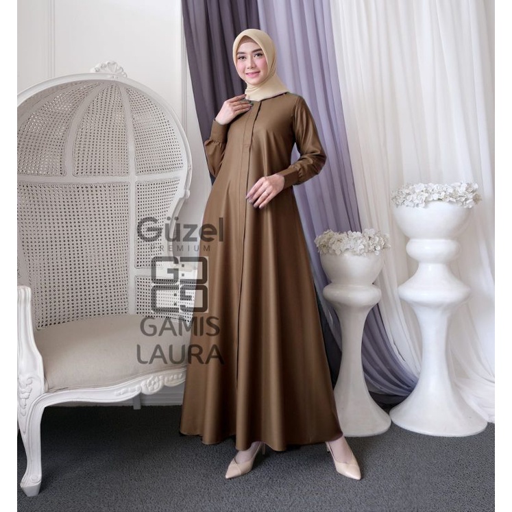 Gamis Madina Laura วัสดุของเล่นobo สุดหรูดั้งเดิม