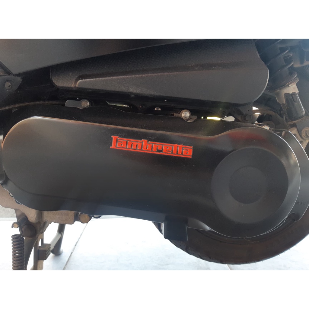 สติกเกอร์​​ Lambretta กันความร้อน​ ธรรมดา(ไม่สะท้อนแสง) สำหรับติดแคร้ง แลมเบรตต้า​ สีสวย​ มีหลายสี​