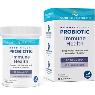 Nordic Naturals, Nordic Flora Probiotic, Immune Health, 60 Billion CFU, 30 Capsules