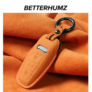 Alcantara New Car Remote Key Case Cover For Audi A6 A5 A4 A3 8P A1 Q2 Q3 Q5 Q7 Q8 SQ5 TT RS3 RS6 TTRS Keychain Case Acce