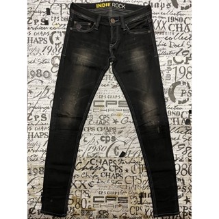 CPS CHAPS JEANS INDIE ROCK NO.1 SIZE 27 กางเกงยีนส์ผู้ชาย เดฟชาย ผ้ายืดๆ (ซีพีเอสแชปส์) สภาพใหม่มาก รุ่นพี่ตูน Bodyslam