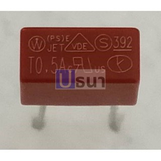 ฟิวส์ ไมโครฟิวส์ สี่เหลี่ยม 392 Micro Fuse 250V T0.5A ถึง T15A #392 Fuse (1 ตัว)