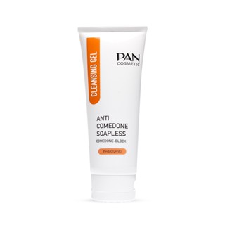 Pan Cosmetic Anti Comedone Soapless Cleansing Gel 100g. แพน เจลล้างหน้าสำหรับผู้มีปัญหาสิว