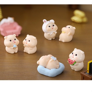 น้องหมูแสนซน มี 6 แบบให้เลือก (ราคา/1ชิ้น) ตุ๊กตาแต่งบ้าน ตุ๊กตาแต่งสวน ของสะสม แต่งสวน จัดสวนถาด พร็อพถ่ายรูป