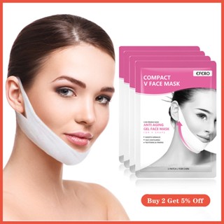 10Pcs Original Korean Facial Mask Tighten Face Skin Lift V Face Chin Beauty Facial Masks Slimming Face Anti-wrinkle Face